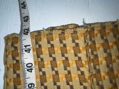 New Vintage Brown Checkered Ranchmount Polyester Pants #7390 SS-88