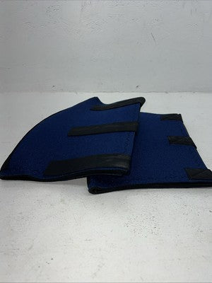 New Navy Blue Draft Horse Neoprene Hock Sweats Closure M-500