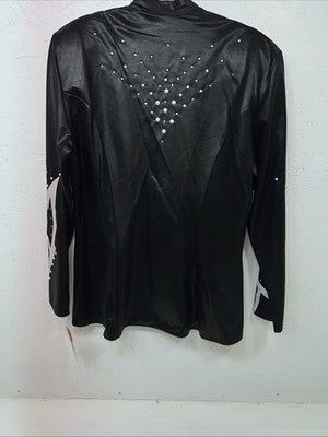New Women’s Black 1849 Authentic Ranchwear Western Show Jacket Large UU-67
