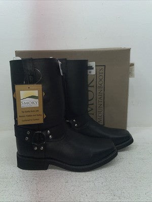 New Youth Black Smoky Mountain Cowboy Boots. 2405 4.5 4 1/2. 22-119
