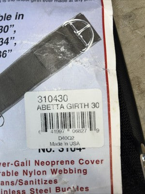 New ABetta Black 30” Western Cinch #310430 Y-32