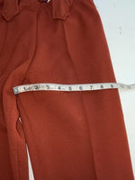 New Vintage Orange Panhandle Slim Polyester Pants #1106 SS-59