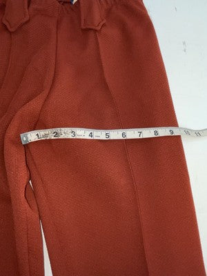 New Vintage Orange Panhandle Slim Polyester Pants #1106 SS-59