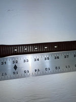 New Brown Genuine Leather Nocona Textured 34” Belt #2410202 Z-162