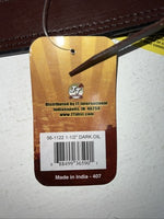 New Leather Dark Oil Tough 1 Back Flank Cinch 1 1/2” #56-1122 S-68