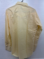New Men’s Mesquite Yellow Long Sleeve Pearl Snap 15.5 X 34 Medium R-24