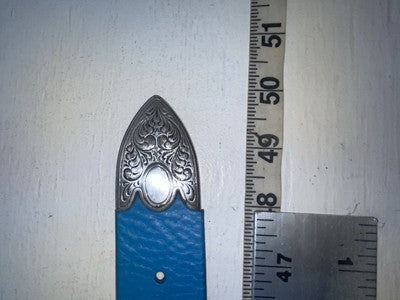 New Blue Genuine Leather Nocona Silver Bling XX Belt #N3431617 NN-135