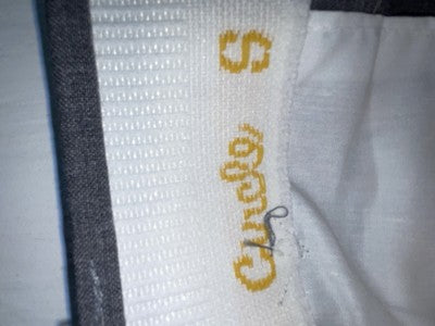 New Vintage Gray Circle S Polyester Pants #8542 SS-35