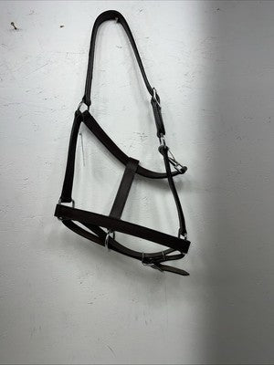 New Tough 1 Genuine Leather Brown Draft Halter #44-9500 W-48