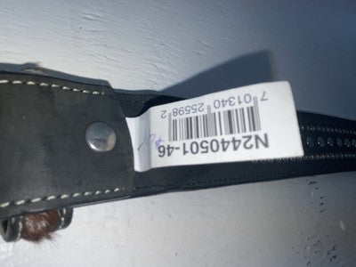 New Cow Print Genuine Leather Nocona Black Stud 46” Belt #N2440501 NN-136