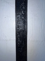 New Black Genuine Leather Nocona Tooled 36” Belt #1510201 Z-164