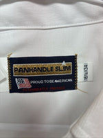New Men’s Panhandle Slim White Long Sleeve Pearl Snap 16.5 Large X-56