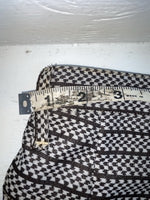 New Vintage Black And White Checkered Panhandle Slim Polyester Pants #8042 SS-53