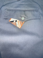 New Vintage Blue Ranch Polyester Pants #P1023 SS-27