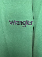 New Men’s Green Wrangler Short Sleeve Polo Shirt Large P-40