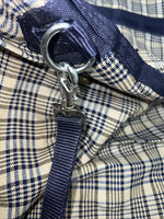 New Blue Plaid Turnout 84” Horse Blanket PP-21