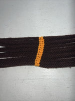 New Tough 1 Brown Yellow Mohair 28” Cinch Y-35