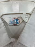 New Women’s Miss Rodeo White Long Sleeve Pearl Snap Size 13/14 TT-31 