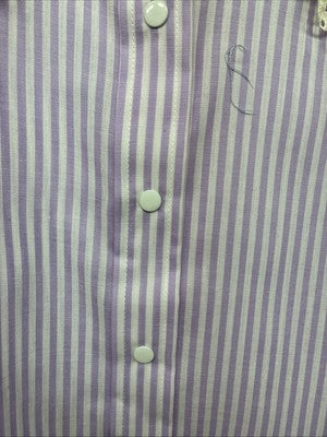 New Women’s Panhandle Slim Purple Design Long Sleeve Pearl Snap Size 32 MM-79