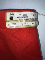 New Vintage Red Dickson Jenkins Polyester Pants #5501 3A-110