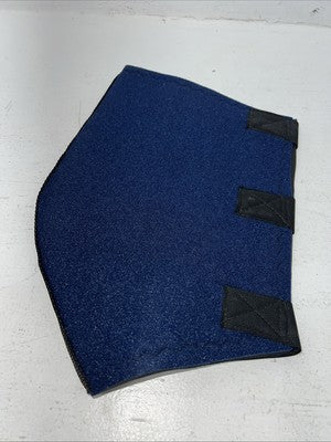 New Navy Blue Draft Horse Neoprene Hock Sweats Closure M-500