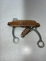 New Congress Leather Brown Fur Hackamore #47231 S-501