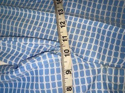 New Women’s Vintage Blue Checkered Lee Polyester Pants #2652644 NN-151