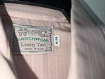 New Men’s Pink HBarC Ranchwear Pearl Snap Long Sleeve Shirt. 16x34 Large P-25