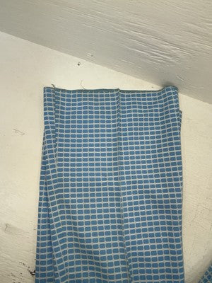 New Women’s Vintage Blue Checkered Lee Polyester Pants #2652644 NN-151