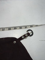 New Burgundy Cowboys Show Chaps With Fringe Adjustable Waist 32” N-45