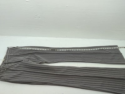 New Vintage Black And White Checkered Panhandle Slim Polyester Pants #8042 SS-53
