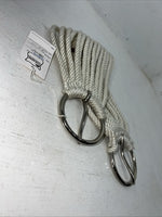 New Star Rider White Brown Mohair 24” Cinch #102 BB-6
