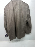 New Men’s Circle S Brown Suit Jacket 48R #25832 T-607