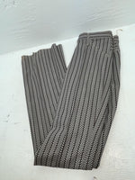 New Vintage Black And White Checkered Panhandle Slim Polyester Pants #8042 SS-53