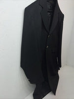 New Men’s Circle S Black Long Suit Coat 42R #25832 LL-606
