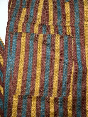 New Vintage Western Striped Prior Polyester Pants #1123 SS-69