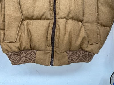New Men’s Brown Comfy Winter Jacket #05354 Small RR-24