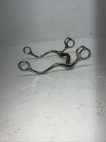 New Ride On SS 5” Sweet Water Copper Bit 8 1/4” Cheeks #25-5840 N-502