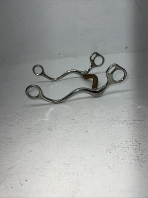 New Ride On SS 5” Sweet Water Copper Bit 8 1/4” Cheeks #25-5840 N-502