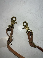 New Light Oil Genuine Leather Roping Reins #120-239 Y-11