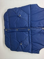 New Men’s Miller Navy Deer Puffer Vest Medium Q-602