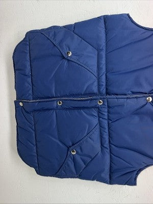 New Men’s Miller Navy Deer Puffer Vest Medium Q-602