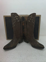 New Kids Brown Ariat Cowboy Boots. 10010913 13.5 13 1/2 M. 23-120