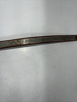 Used Leather Circle Y Breast Collar With Silver Metal Plate. S-47