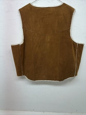 New Men’s Brown Steer Brand XXL Wool Vest WW-24