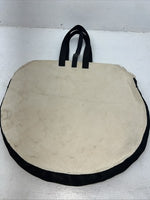 New Congress Leather Black Tan Rodeo Rope Bag #1050 EE-6