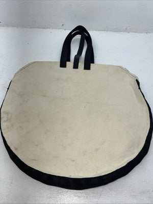 New Congress Leather Black Tan Rodeo Rope Bag #1050 EE-6