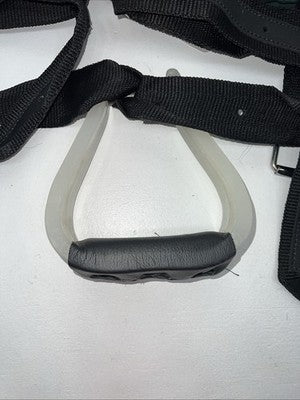 New Tough 1 Green Bareback Pad With Nylon Stirrup Leathers #31-33 MM-603