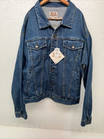 New Women’s ELY Outwear Blue Jean Jacket Large #241014 RR-11
