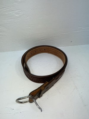 New Brown Genuine Leather Nocona Tooled 36” Belt #1010002 Z-140
